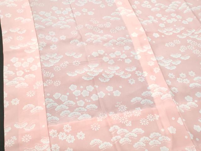 平和屋着物■長襦袢 無双仕立て 花松文 正絹 逸品 CABG9725fb
