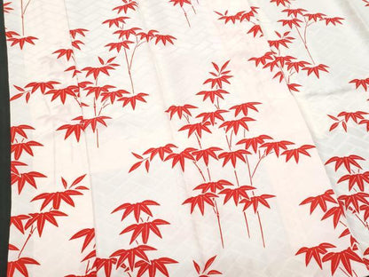 平和屋着物■長襦袢 袷 笹竹文 正絹 逸品 CABG9728fb