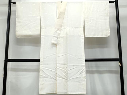 平和屋着物■長襦袢 無双仕立て 流水地紋 正絹 逸品 CABG9730fb