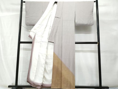 平和屋着物■ファッションデザイナー　花井幸子　訪問着　流水文　暈し染め　金彩　正絹　逸品　CABG9732fb