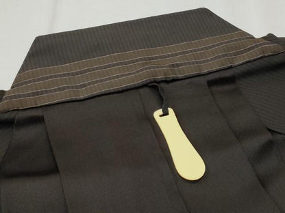 平和屋着物■男性 行灯袴 縞 正絹 逸品 CABG9742fb