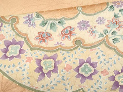 平和屋着物■訪問着　花唐草文　暈し染め　金彩　正絹　逸品　CABG9746fb