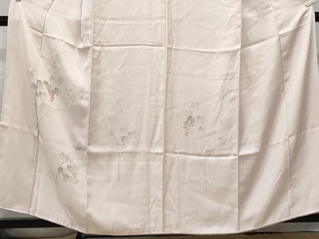 平和屋着物■訪問着　刺繍　葡萄蔦の葉文　正絹　逸品　CABG9750fb
