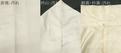 平和屋着物■訪問着　手描き　休み鳥枝花文　暈し染め　正絹　逸品　CABG9767fb
