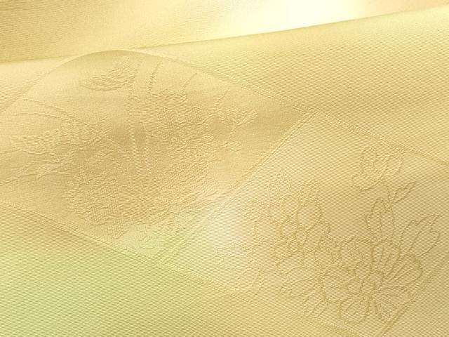 平和屋着物■上質な小紋　芝草花地紋　暈し染め　正絹　逸品　CABG9780fb