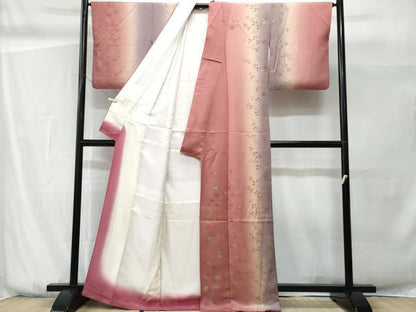平和屋着物■訪問着　刺繍　枝橘　暈し染め　金彩　正絹　逸品　CABG9801fb