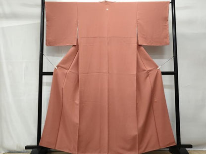 平和屋着物■上質な色無地　作家物　浅蘇香色　正絹　逸品　CABG9821fb