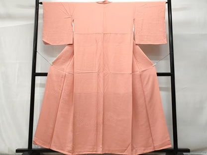 平和屋着物■色留訪問着　亀甲花地紋　正絹　逸品　CABG9823fb