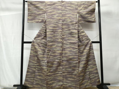 平和屋着物■上質な紬　霞文　正絹　逸品　CABG9834fb
