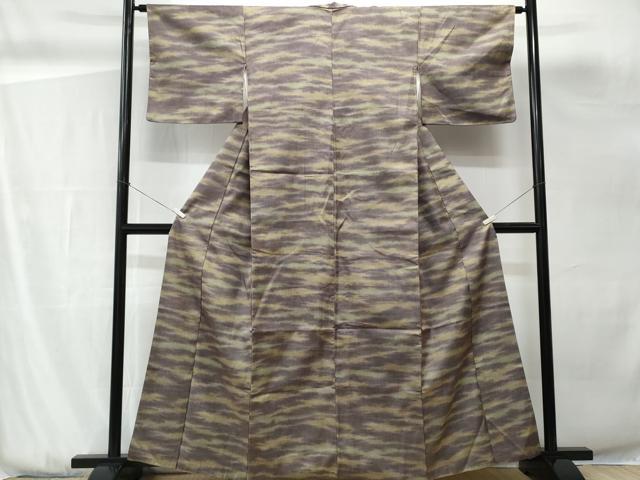 平和屋着物■上質な紬　霞文　正絹　逸品　CABG9834fb