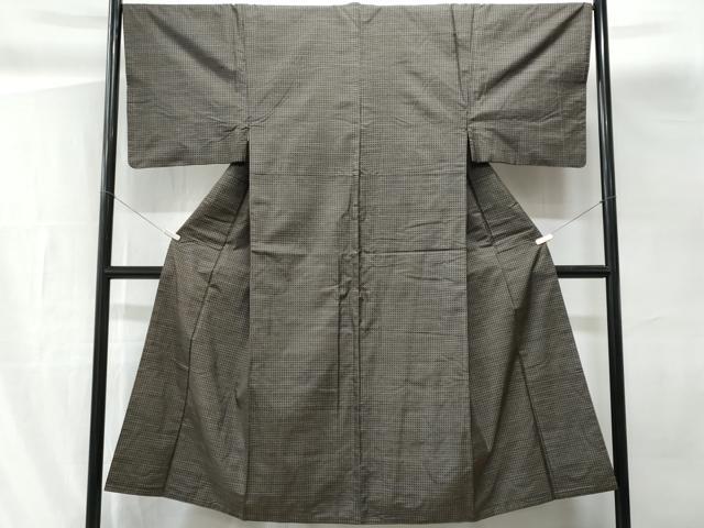 平和屋着物■本場大島紬　絣文様　正絹　逸品　CABG9848fb