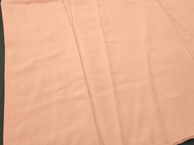 平和屋着物■上質な色無地　水柿色　正絹　逸品　CABG9875fb