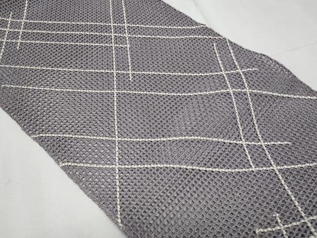 平和屋着物＊夏物　八寸名古屋帯　吉祥文　正絹　逸品　CABG9895fb
