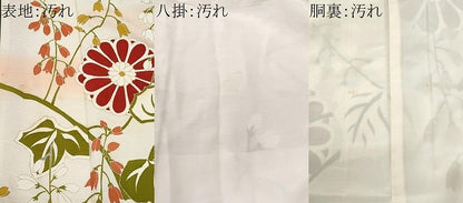 平和屋着物■訪問着　枝花文　暈し染め　金彩　正絹　逸品　CABG9923fb