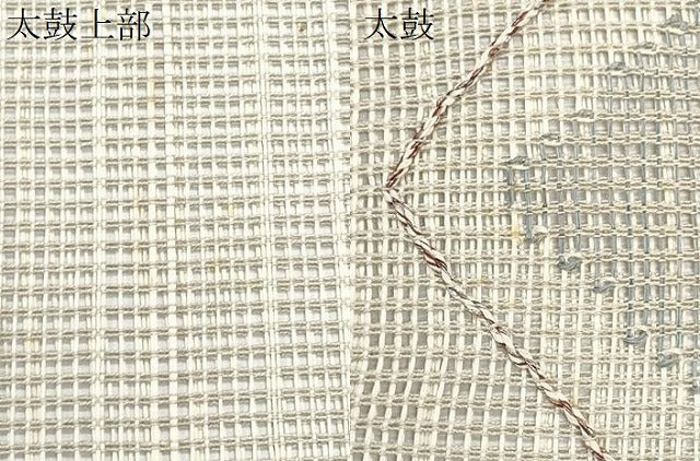 平和屋着物＊夏物 八寸名古屋帯 菱文 正絹 逸品 CABG9952fb