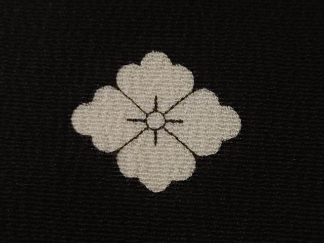 平和屋着物■豪華黒留袖 駒刺繍 孔雀鴛鴦扇面花文 金彩 正絹 逸品 CABH0002ev