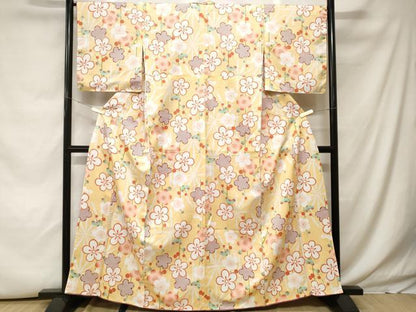 平和屋着物■ファッションブランド hiromichi nakano ヒロミチナカノ 小紋 枝梅文 洗える着物 CABH0031ev