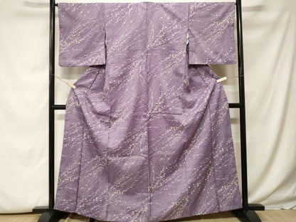 平和屋着物■小紋　枝葉文　洗える着物　CABH0048ev