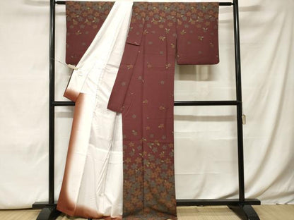 平和屋着物■訪問着 舞桜文 洗える着物 CABH0063ev