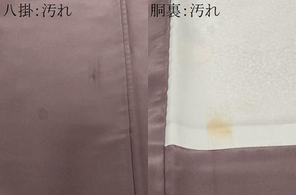 平和屋着物■小紋 霰枝花文 洗える着物 CABH0067ev