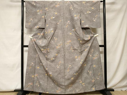 平和屋着物■小紋 霰枝花文 洗える着物 CABH0067ev
