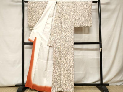 平和屋着物■小紋 矢羽文 洗える着物 CABH0071ev
