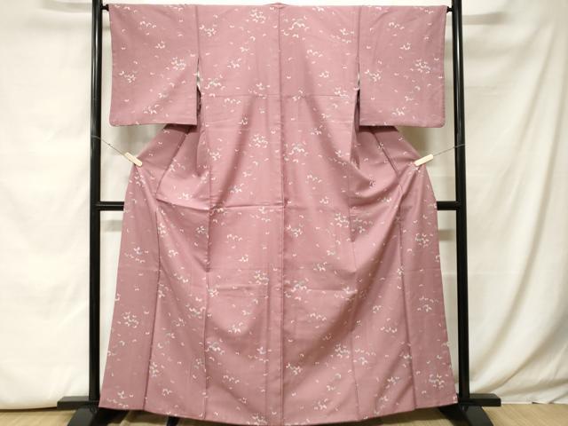 平和屋着物■小紋　舞蝶文　洗える着物　CABH0073ev