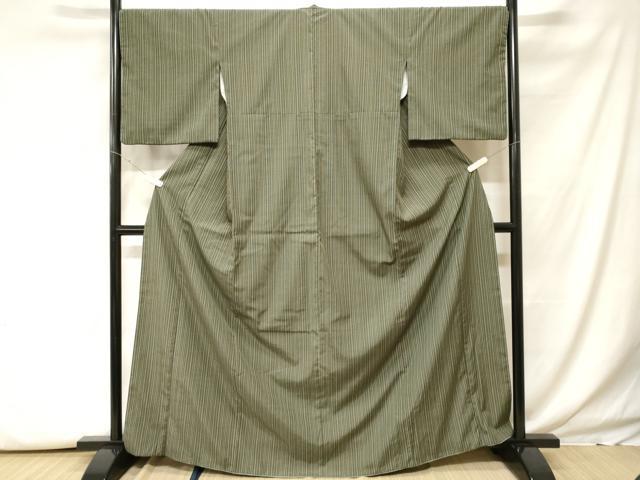 平和屋着物■小紋　縞　洗える着物　CABH0076ev
