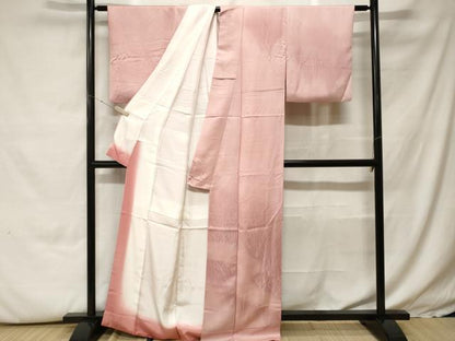 平和屋着物■訪問着　芒　暈し染め　正絹　逸品　CABH0088ev