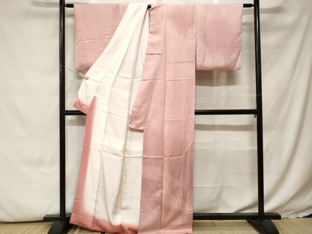 平和屋着物■訪問着　芒　暈し染め　正絹　逸品　CABH0088ev