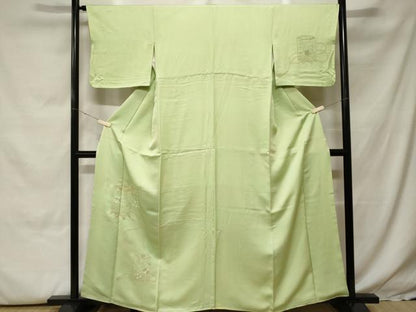 平和屋着物■中国三大刺繍　相良刺繍　総刺繍　訪問着　貝桶花文　暈し染め　正絹　逸品　CABH0091ev