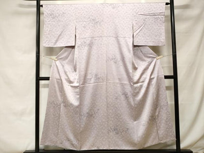 平和屋着物■上質な小紋　手描き　枝花文　正絹　逸品　CABH0097ev