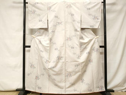 平和屋着物■上質な紬　蔦の葉枝花文　正絹　逸品　CABH0109ev