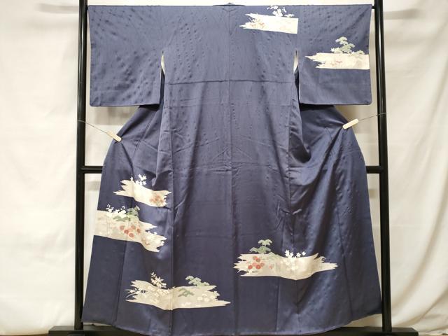 平和屋着物■訪問着　刺繍　松竹梅文　正絹　逸品　CABH0112ev
