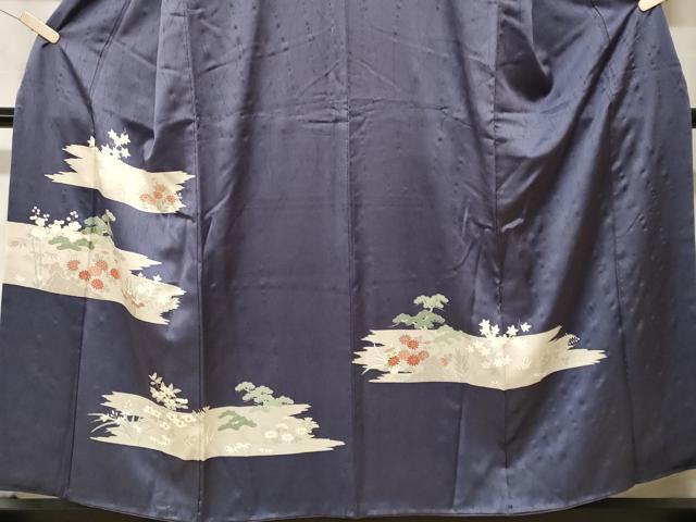 平和屋着物■訪問着　刺繍　松竹梅文　正絹　逸品　CABH0112ev