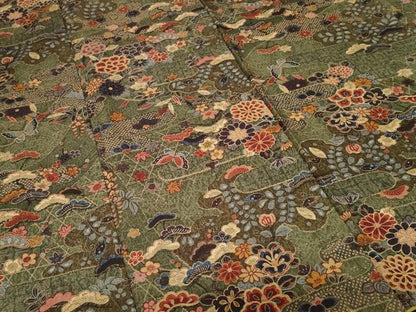 平和屋着物■小紋　花蝶文　洗える着物　CABH0130ev