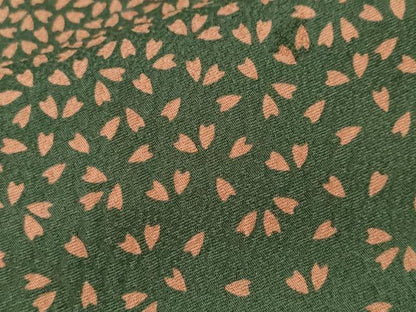平和屋着物■小紋　舞桜文　洗える着物　CABH0138ev