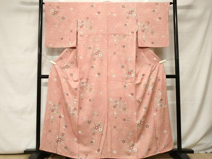 平和屋着物■上質な小紋　辻が花　金彩　正絹　逸品　CABH0147ev
