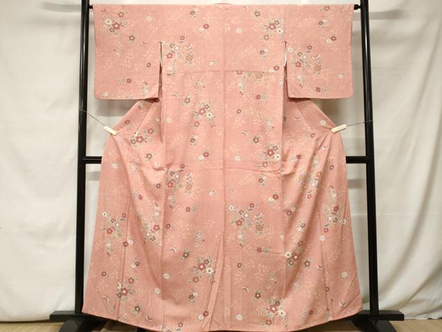 平和屋着物■上質な小紋　辻が花　金彩　正絹　逸品　CABH0147ev