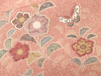 平和屋着物■上質な小紋　辻が花　金彩　正絹　逸品　CABH0147ev
