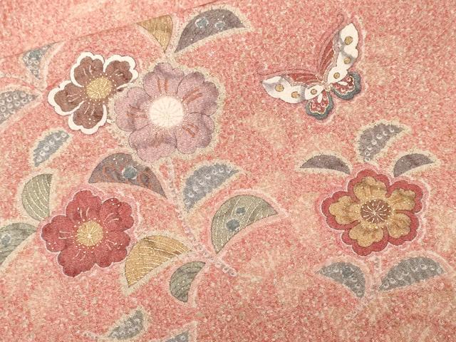 平和屋着物■上質な小紋　辻が花　金彩　正絹　逸品　CABH0147ev