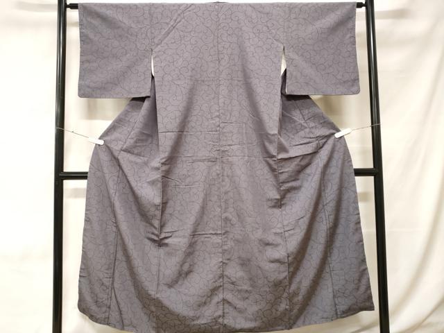 平和屋着物■上質な小紋　唐草文　正絹　逸品　CABH0149ev