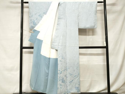 平和屋着物■訪問着　草花文　正絹　逸品　CABH0156ev