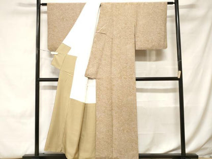 平和屋着物■上質な小紋　風景文　正絹　逸品　CABH0159ev