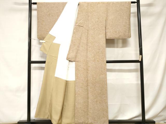 平和屋着物■上質な小紋　風景文　正絹　逸品　CABH0159ev