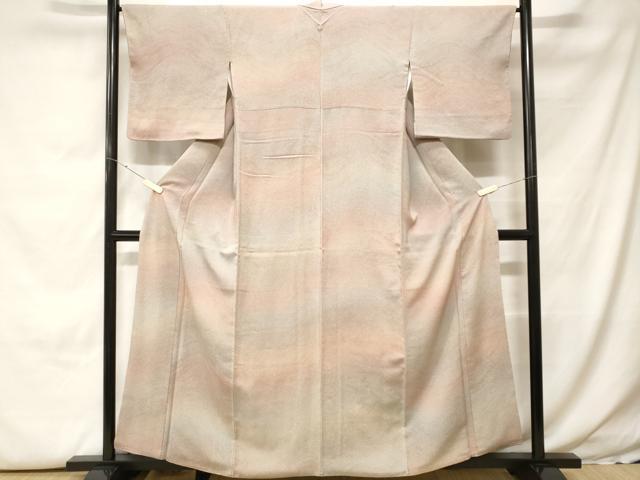 平和屋着物■上質な小紋　霞文　唐草地紋　正絹　逸品　CABH0187ev