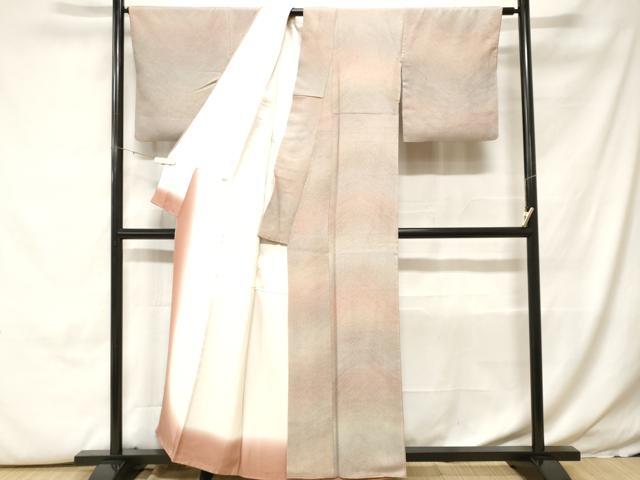平和屋着物■上質な小紋　霞文　唐草地紋　正絹　逸品　CABH0187ev