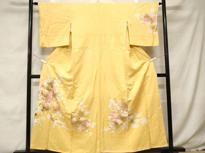 平和屋着物■訪問着　枝花文　西武百貨店扱い　正絹　逸品　CABH0190ev