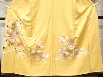 平和屋着物■訪問着　枝花文　西武百貨店扱い　正絹　逸品　CABH0190ev
