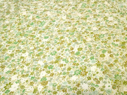 平和屋着物■上質な小紋　草花文　西武百貨店扱い　正絹　逸品　CABH0191ev